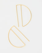 Gold geometric earrings